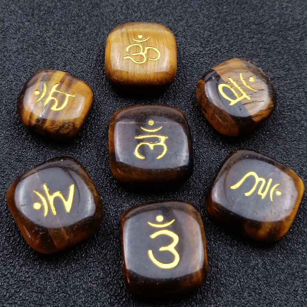 Polished Stones Chakra Set For Daily Energy Balance