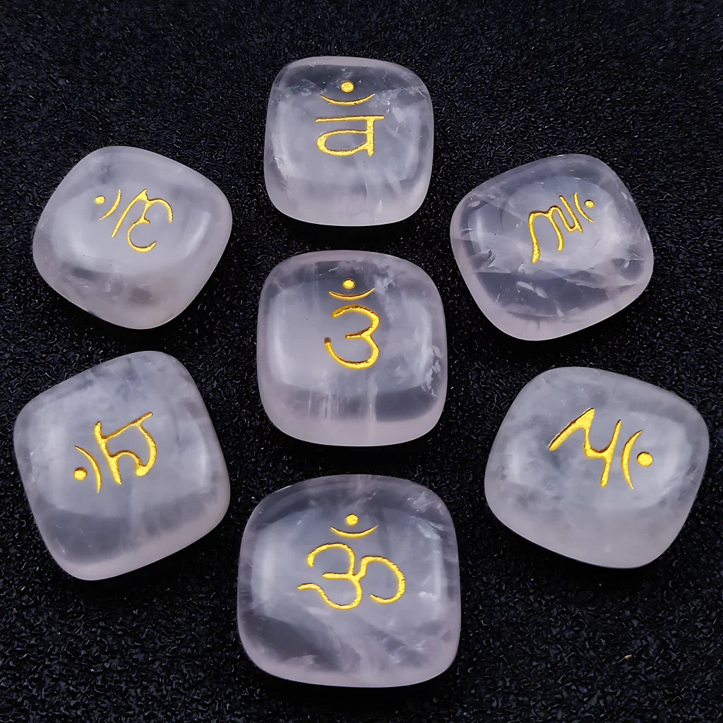 Polished Stones Chakra Set For Daily Energy Balance
