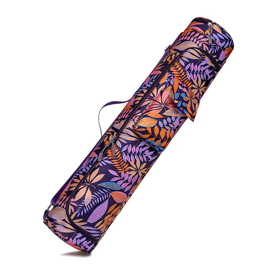 Printed Backpack Yoga Mat Bag Organizer With Strap - 2 Style