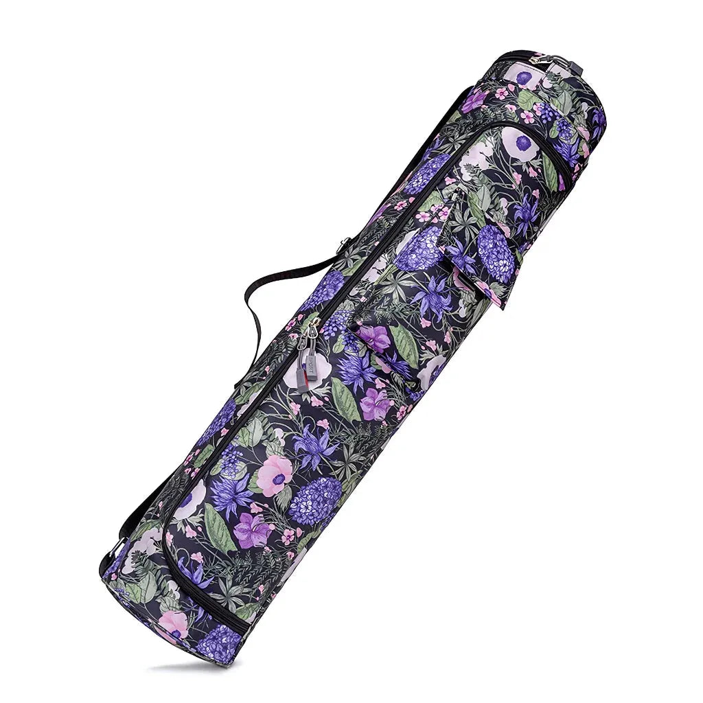 Printed Backpack Yoga Mat Bag Organizer With Strap - 3 Style