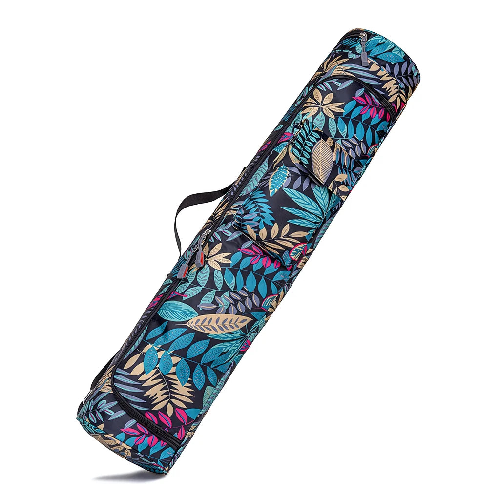 Printed Backpack Yoga Mat Bag Organizer With Strap - 5 Style