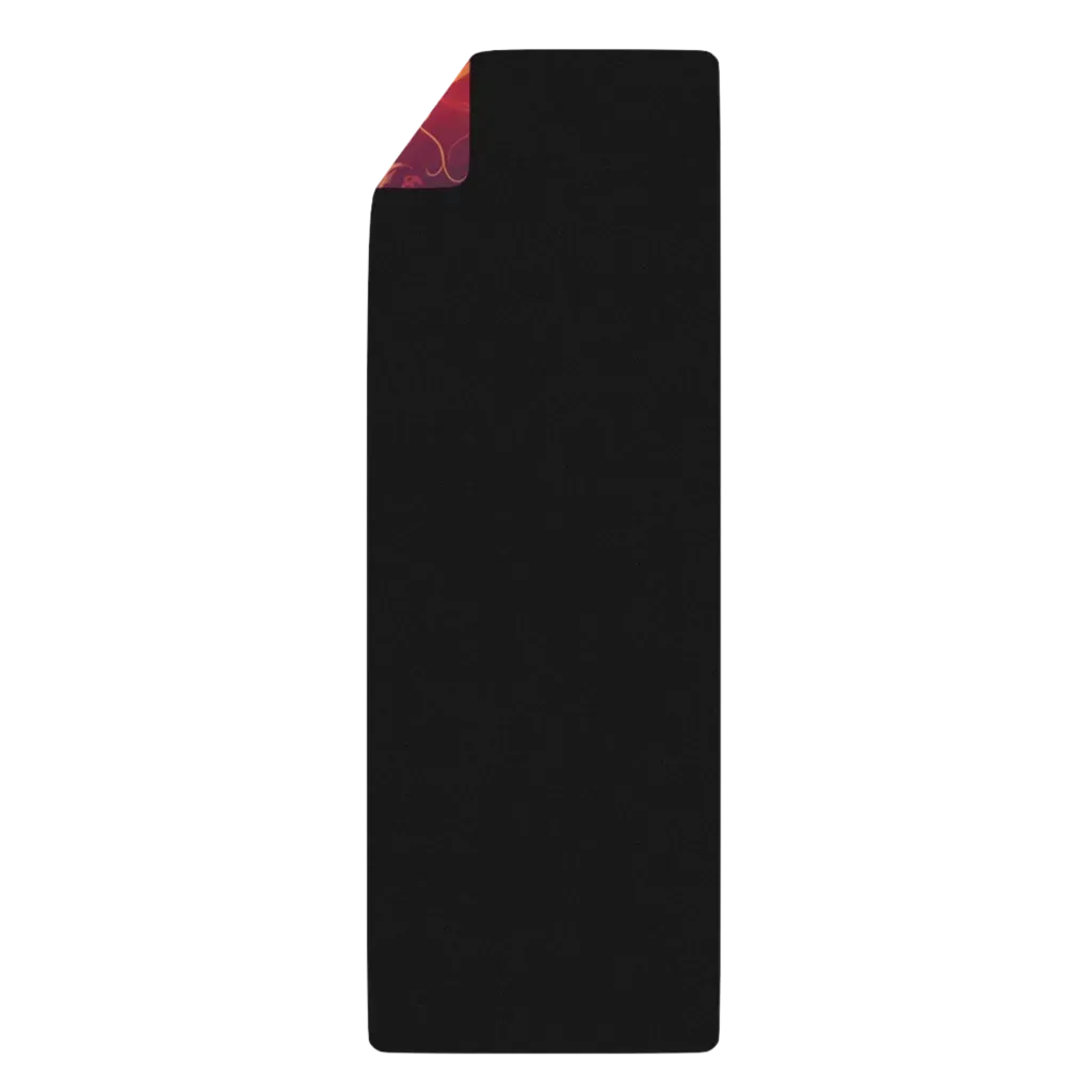 Printed Yoga Mats With Meditation Queen Design - 24x68