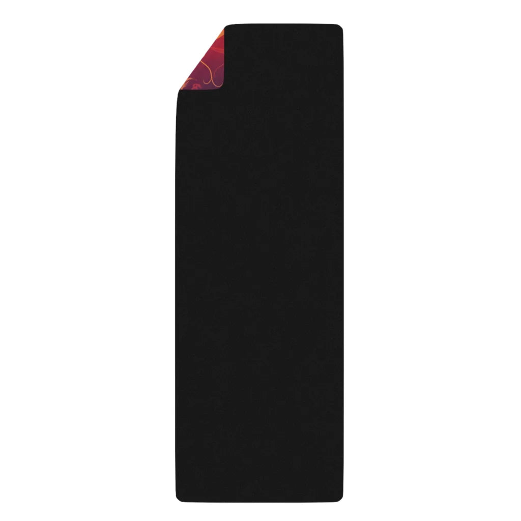 Printed Yoga Mats With Meditation Queen Design - 24x68