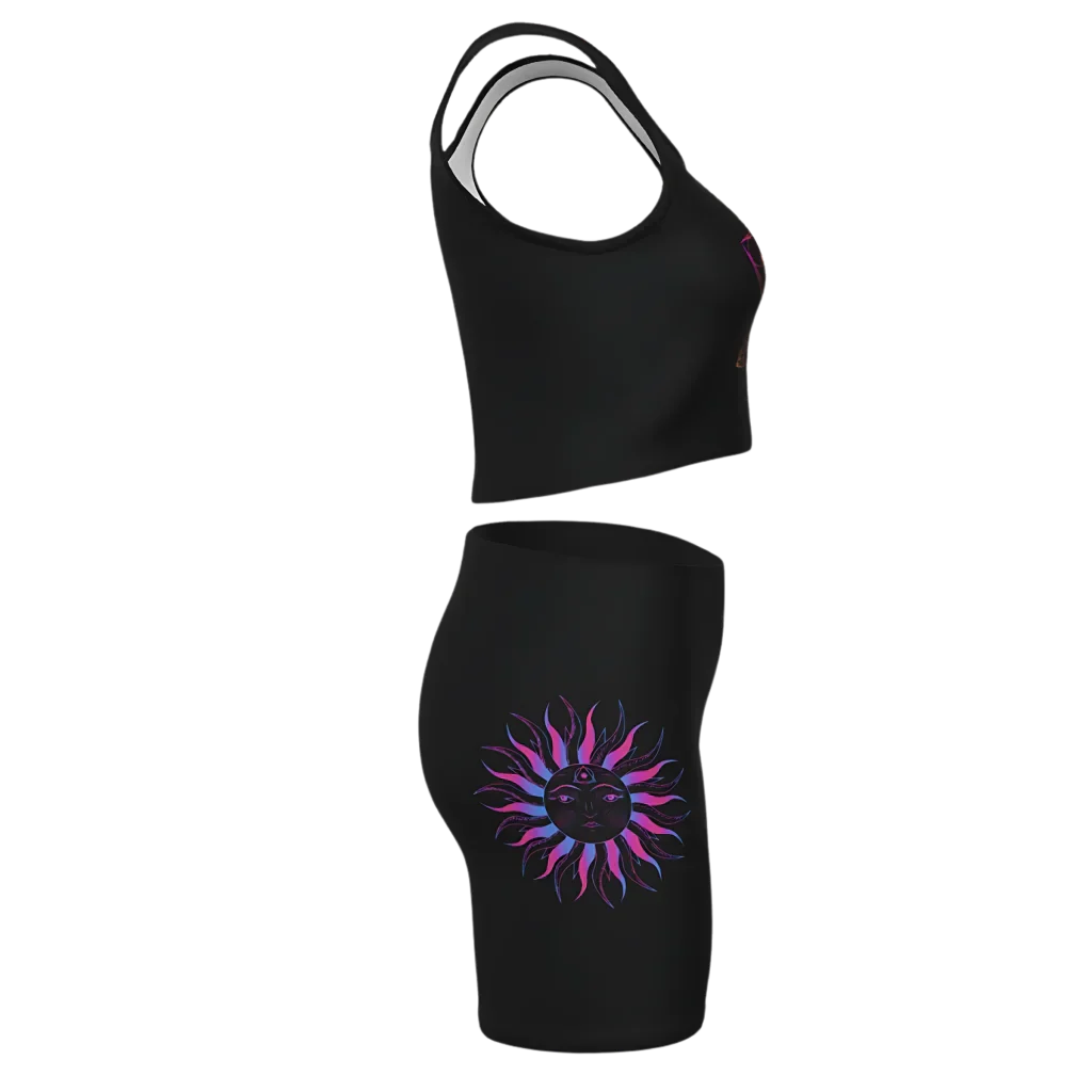 Radiant Lotus Yoga Workout Set For Women