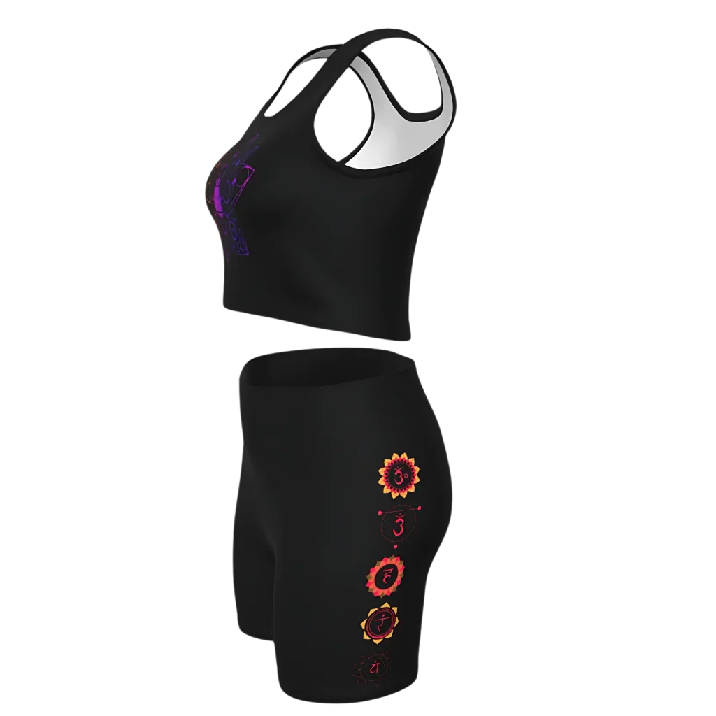 Radiant Lotus Yoga Workout Set For Women