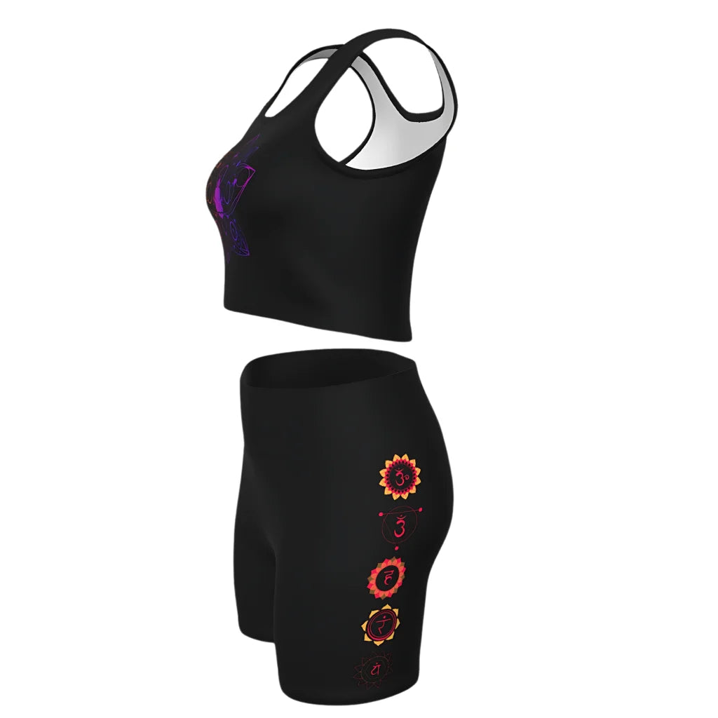 Radiant Lotus Yoga Workout Set For Women