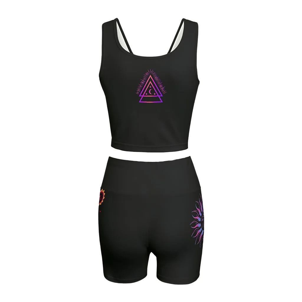 Radiant Lotus Yoga Workout Set For Women