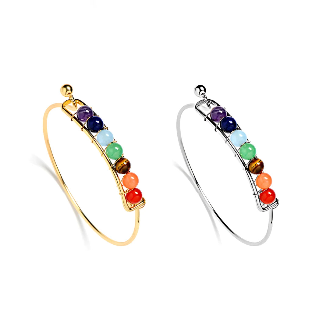 Radiation Shield Chakra Bead Bracelets