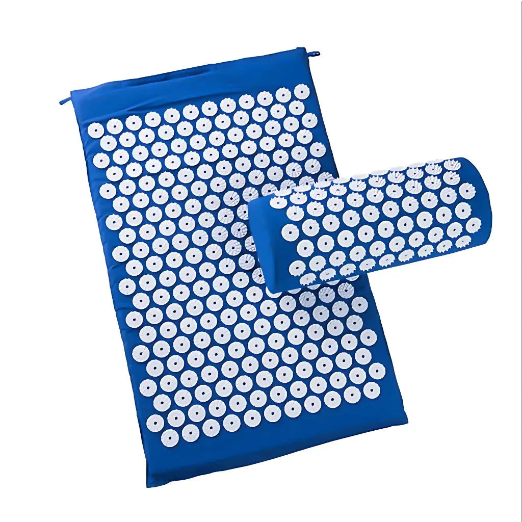 Relaxation Mat With Spikes For Neck And Back Relief - Blue