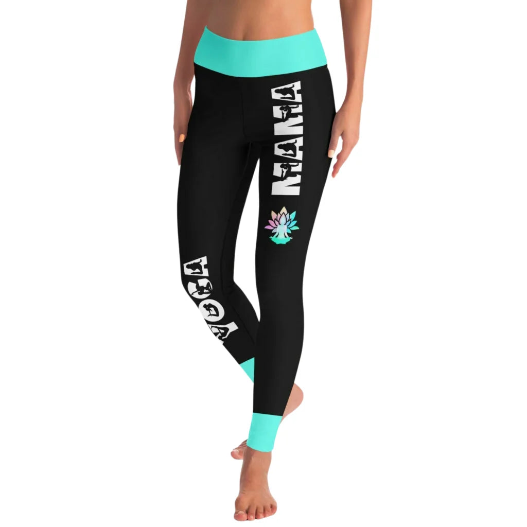 Seafoam Lotus Yoga Pant Set For Women