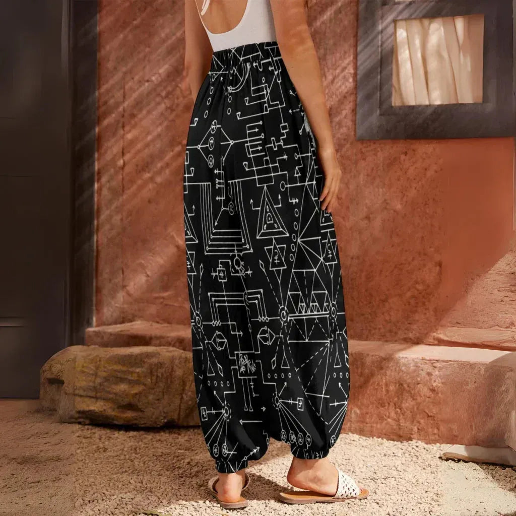 Shadow Sigil Harem Trousers Womens Ritualwear