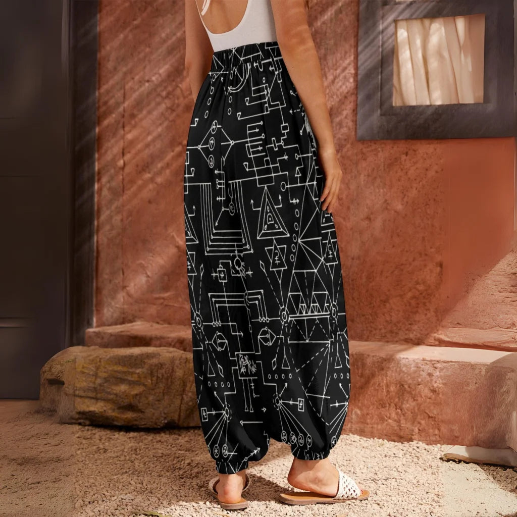 Shadow Sigil Harem Trousers Womens Ritualwear