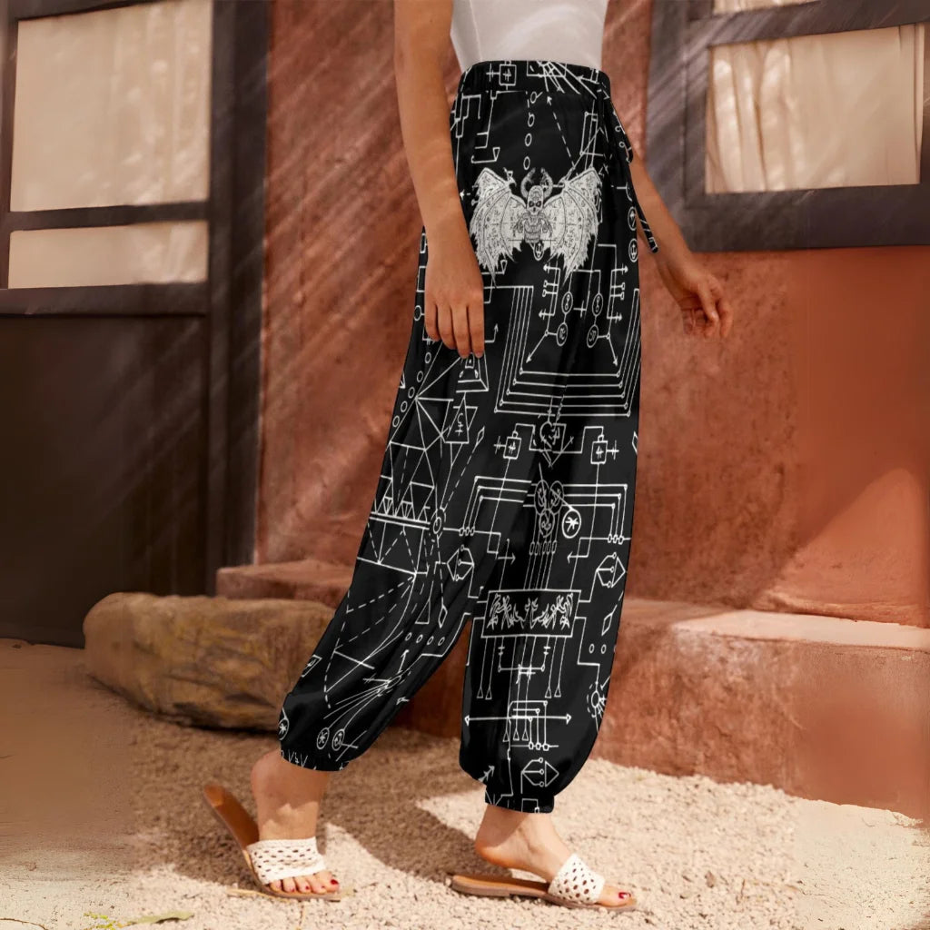 Shadow Sigil Harem Trousers Womens Ritualwear
