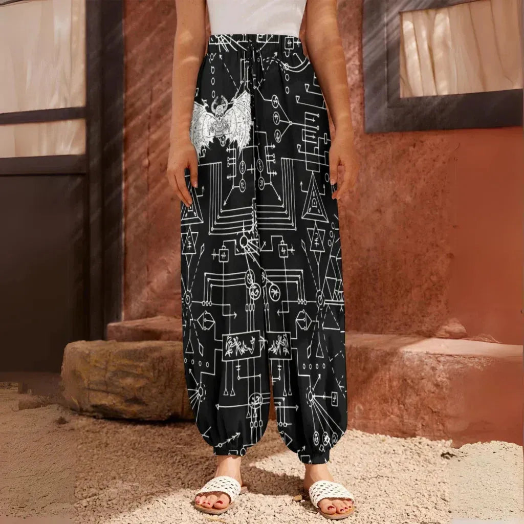 Shadow Sigil Harem Trousers Womens Ritualwear