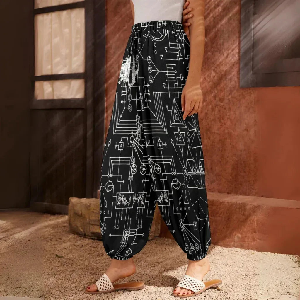 Shadow Sigil Harem Trousers Womens Ritualwear - XS