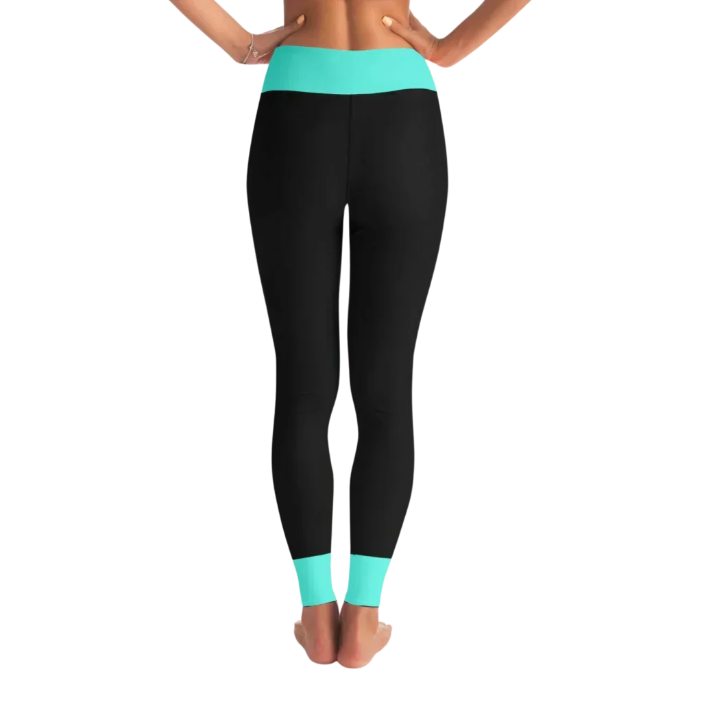 Soft Yoga Leggings With Yoga Mama Lotus Design
