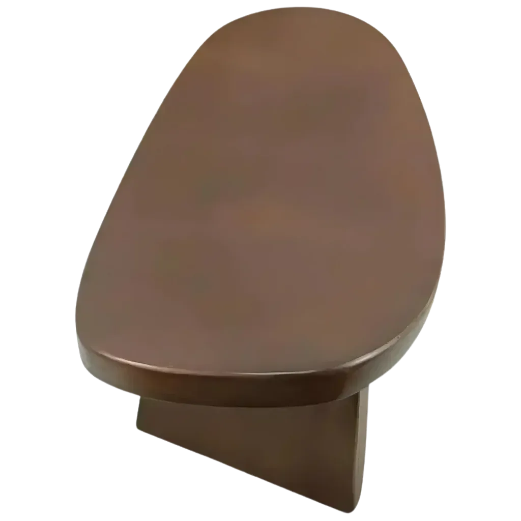 Solid Wood Meditation Seat For Grounded Posture - Dark Brown