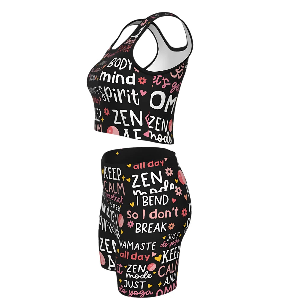 Soulflow Printed 2 Piece Yoga Set