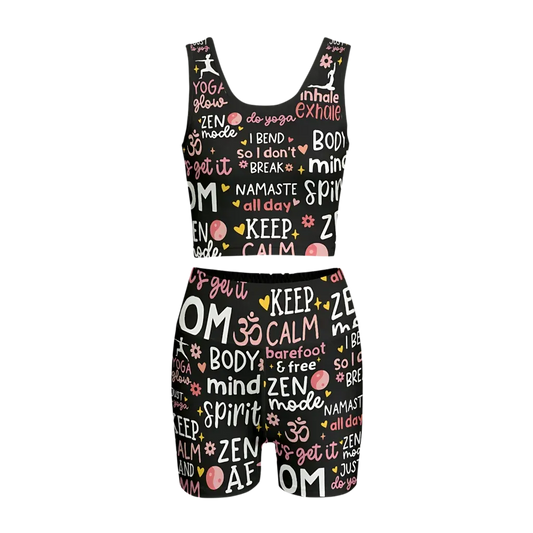 Soulflow Printed 2 Piece Yoga Set - S
