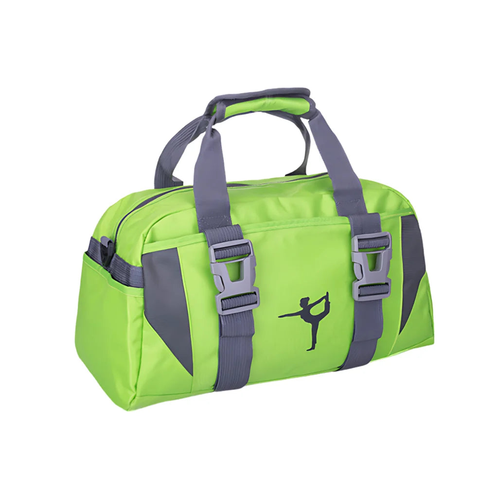 Spacious Yoga Mat Duffle Bag With Compartments - Green (45 x 23 x25)