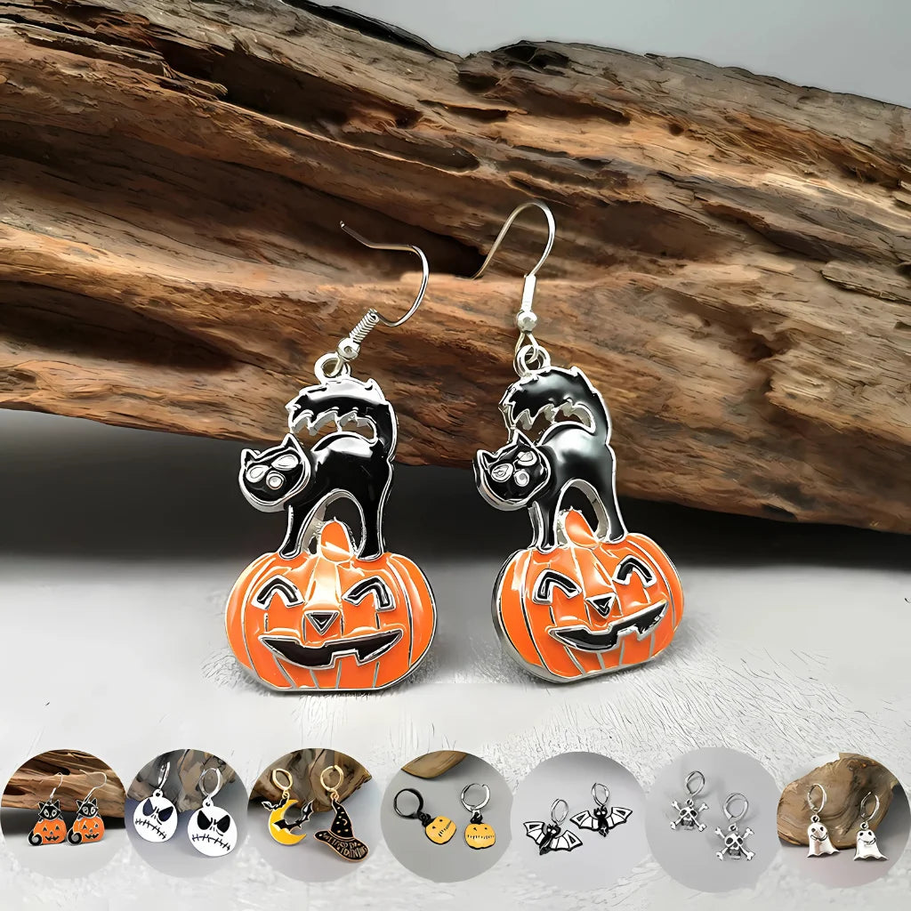 Spooky Fun Bohemian Chic Earrings