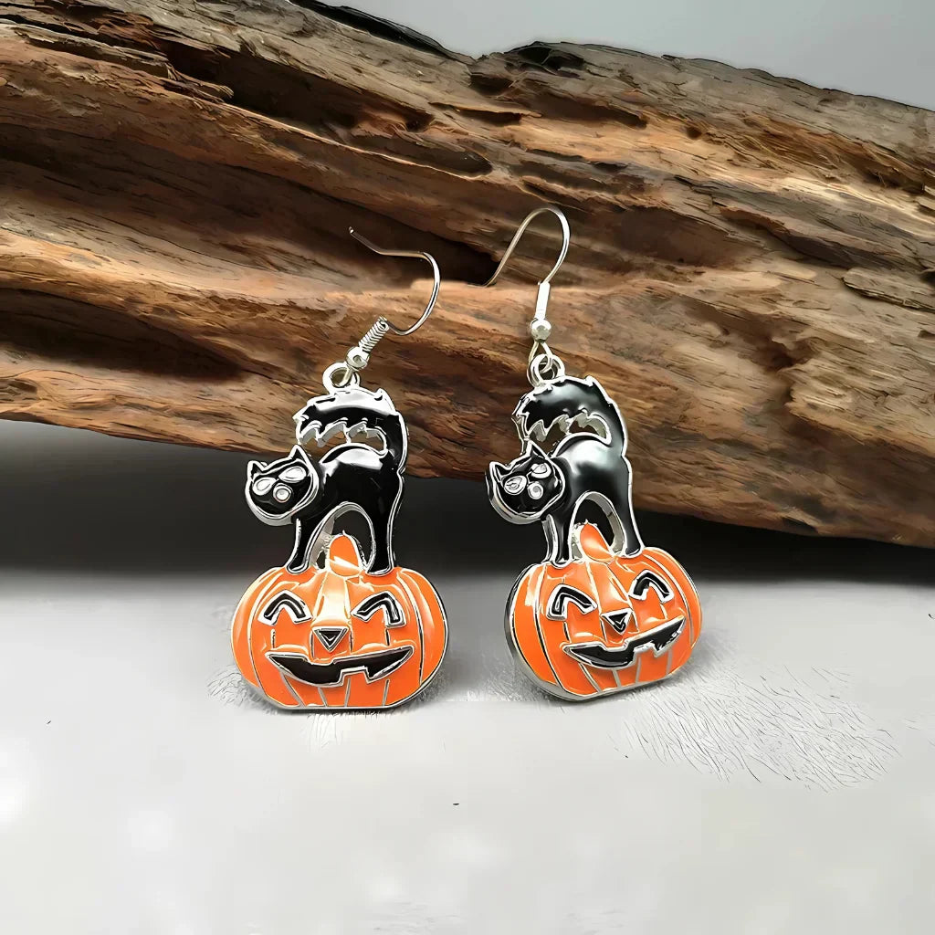 Spooky Fun Bohemian Chic Earrings - HE12722