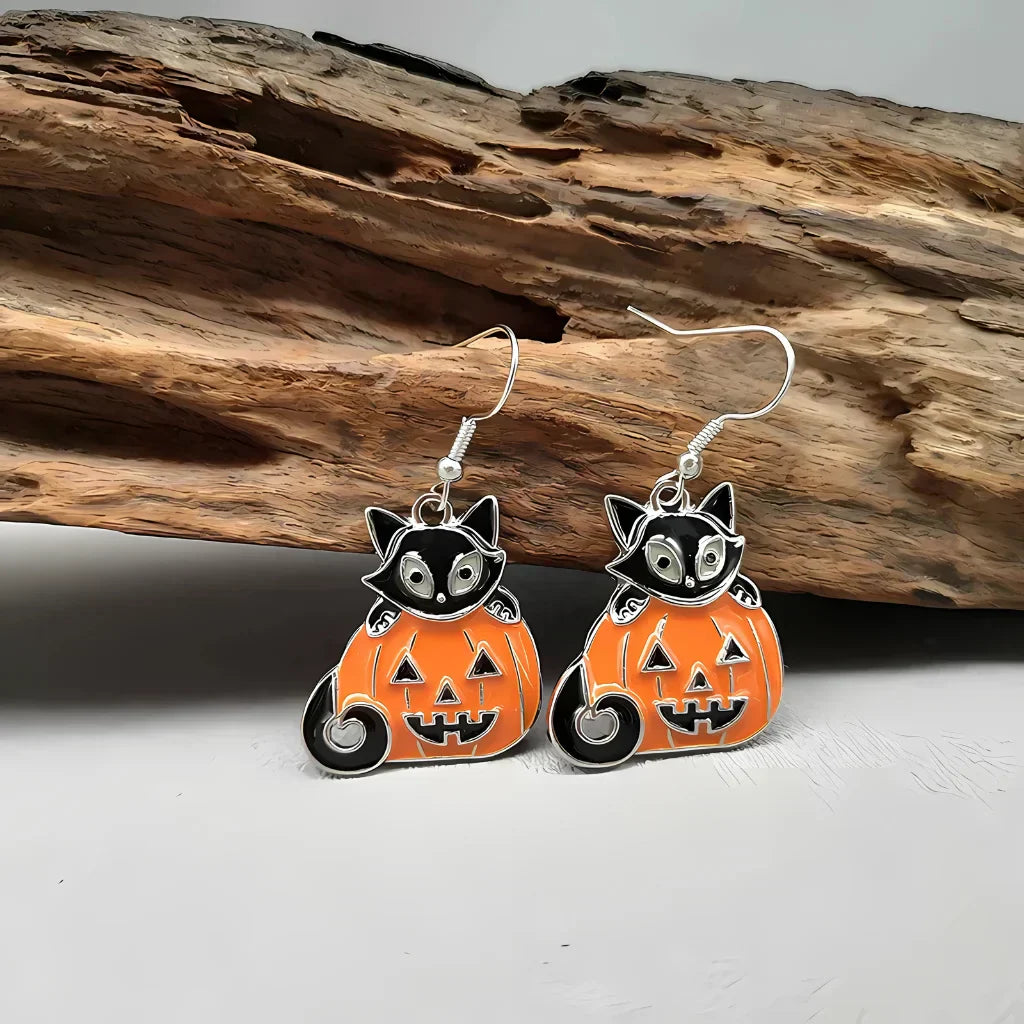 Spooky Fun Bohemian Chic Earrings - HE12723