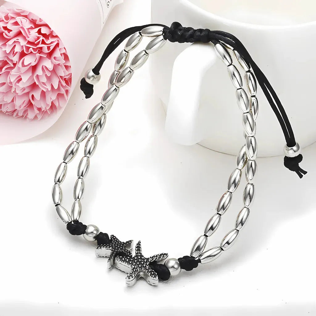 Starfish Charm Boho Chic Anklets For Women - Starfish