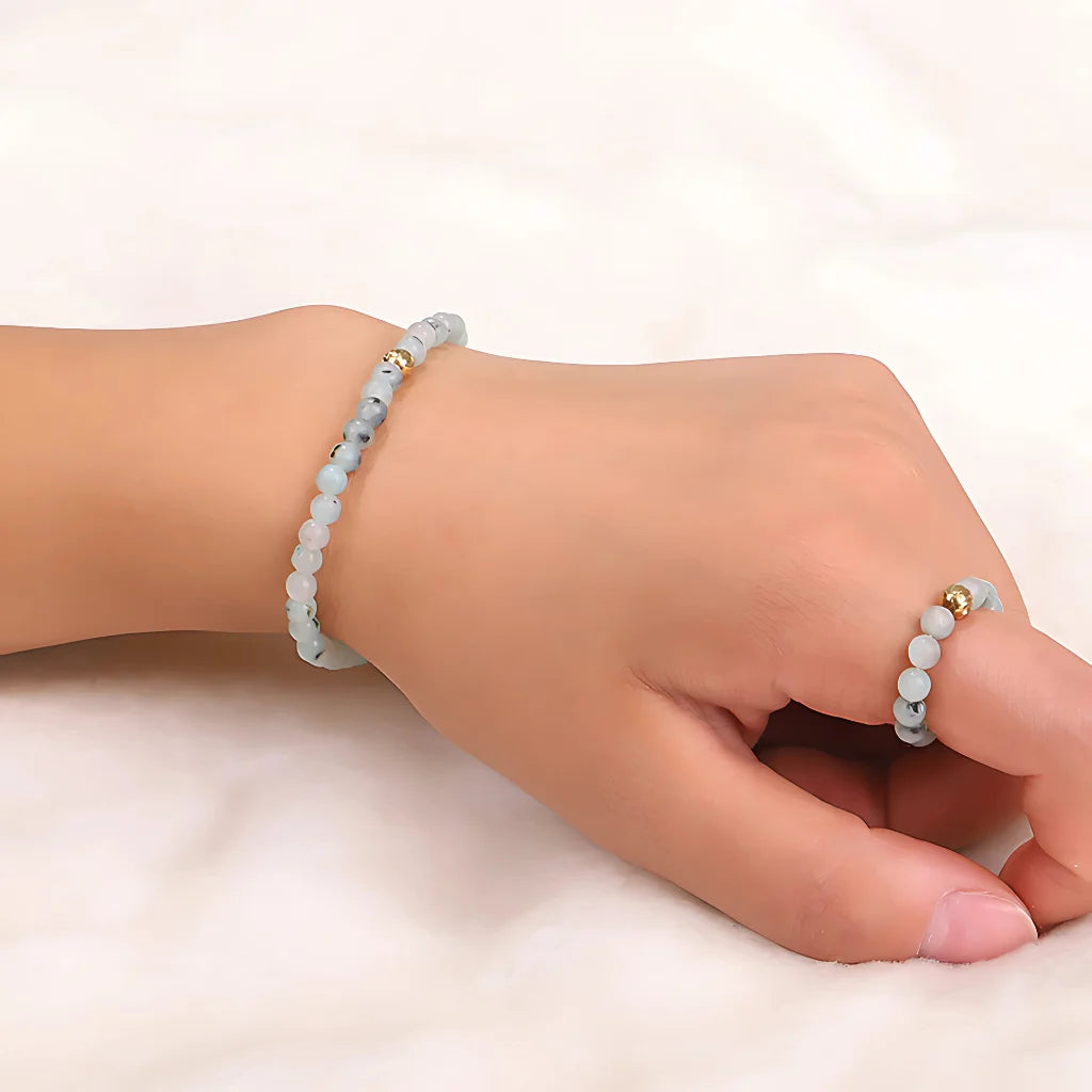 Stone Stretchy Bracelets For Women In Boho Style