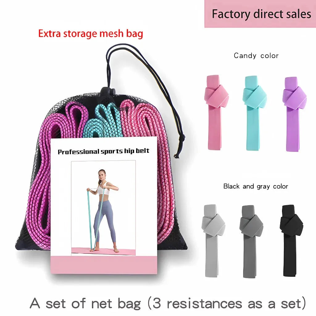 Stretch And Sculpt With Set Resistance Bands For Women