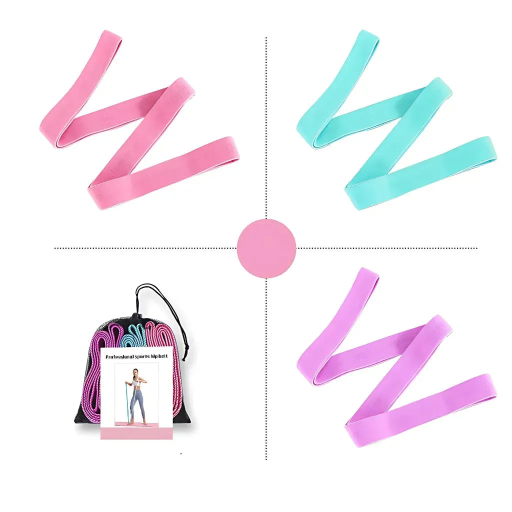 Stretch And Sculpt With Set Resistance Bands For Women - Candy