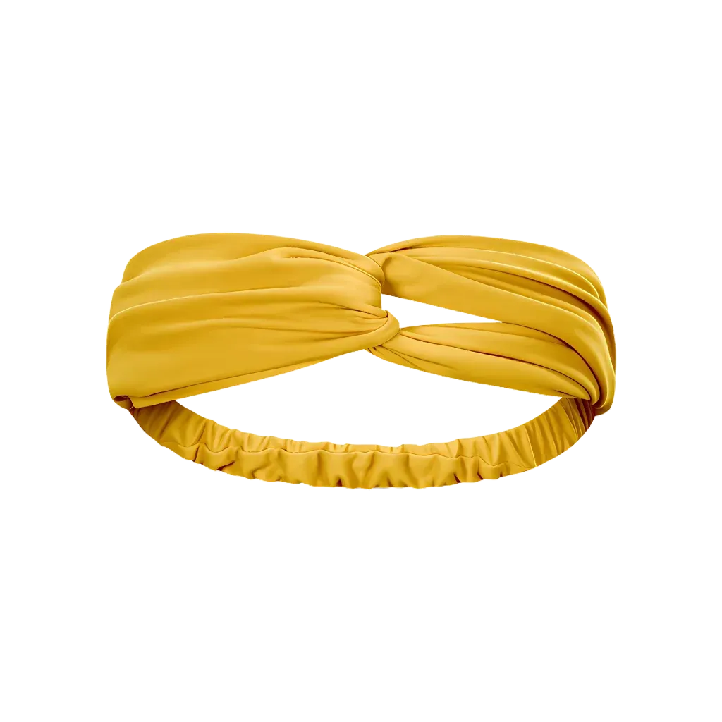 Stretch Fit Women’s Yoga Headbands For Active Days - Yellow