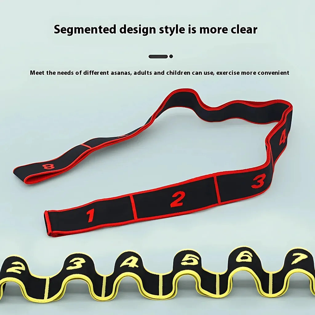 Stretch Strap With Loops For Flexibility Training