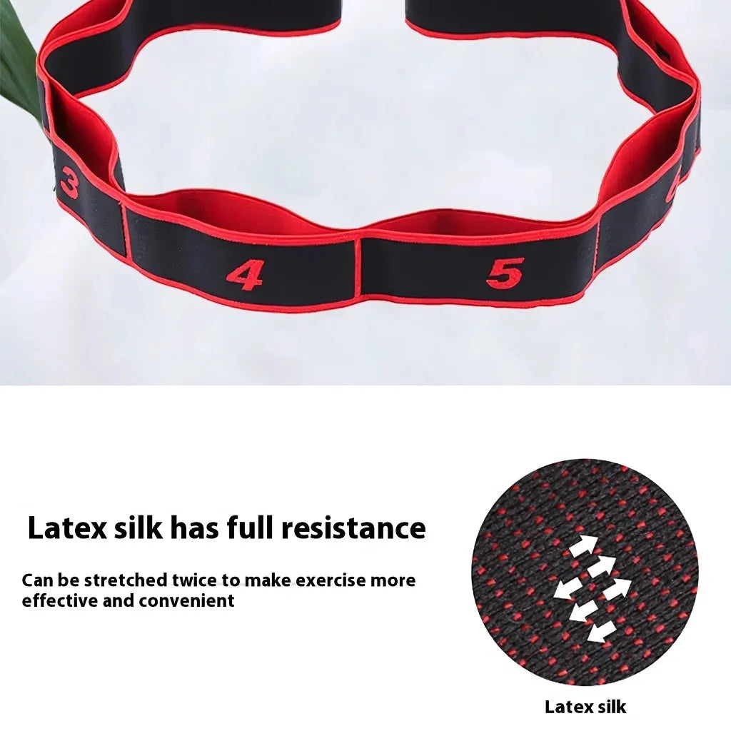 Stretch Strap With Loops For Flexibility Training