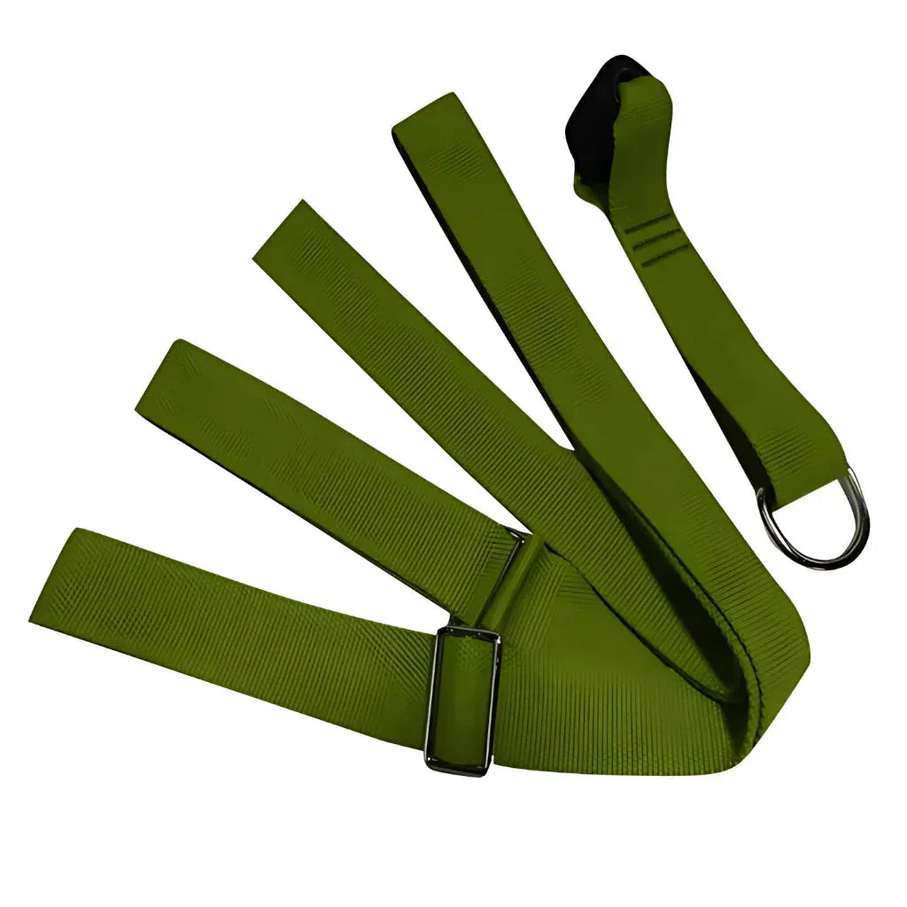 Stretching Exercise Strap For Flexibility Training - Green