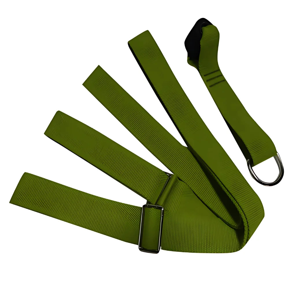 Stretching Exercise Strap For Flexibility Training - Green