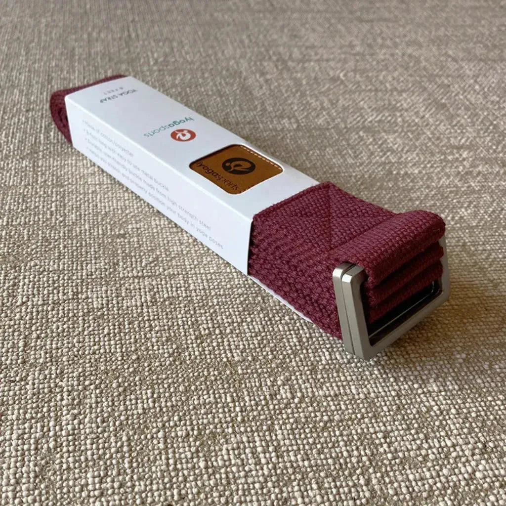 Supportive Therapy Straps For Mobility & Flexibility - Wine Red