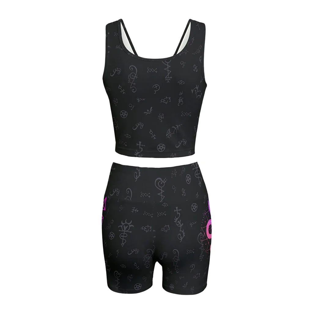 Tetra Soul Chakra Yoga Short Sets For Women