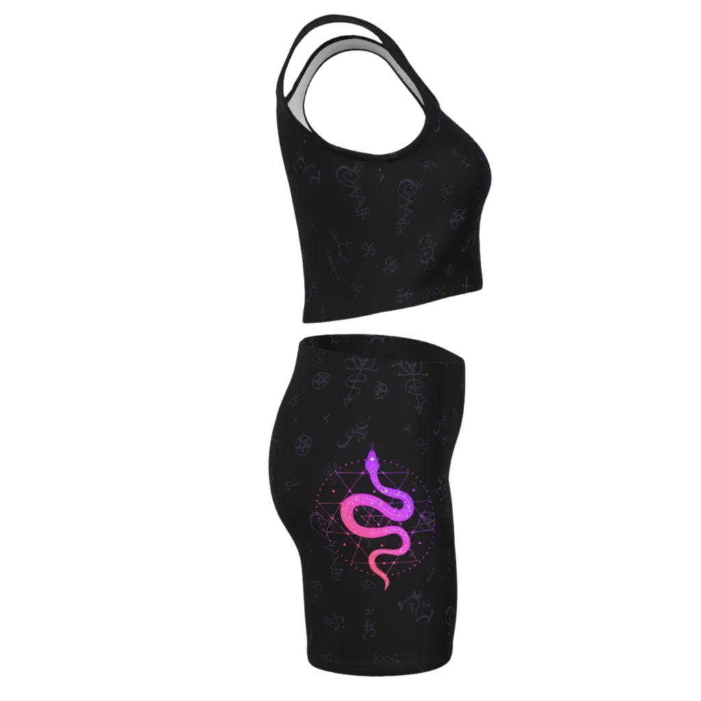 Tetra Soul Chakra Yoga Short Sets For Women