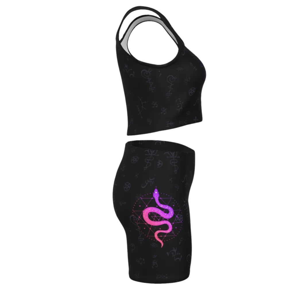 Tetra Soul Chakra Yoga Short Sets For Women