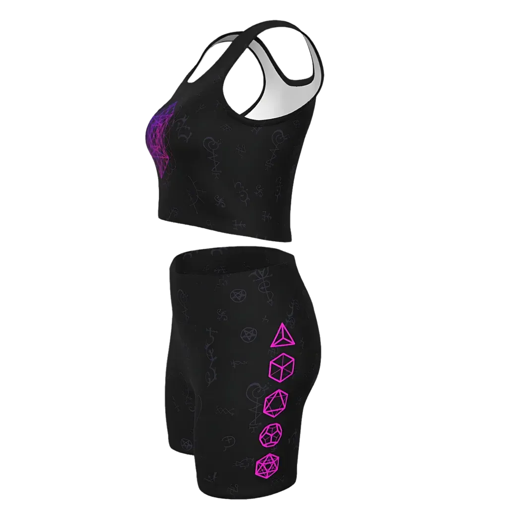 Tetra Soul Chakra Yoga Short Sets For Women