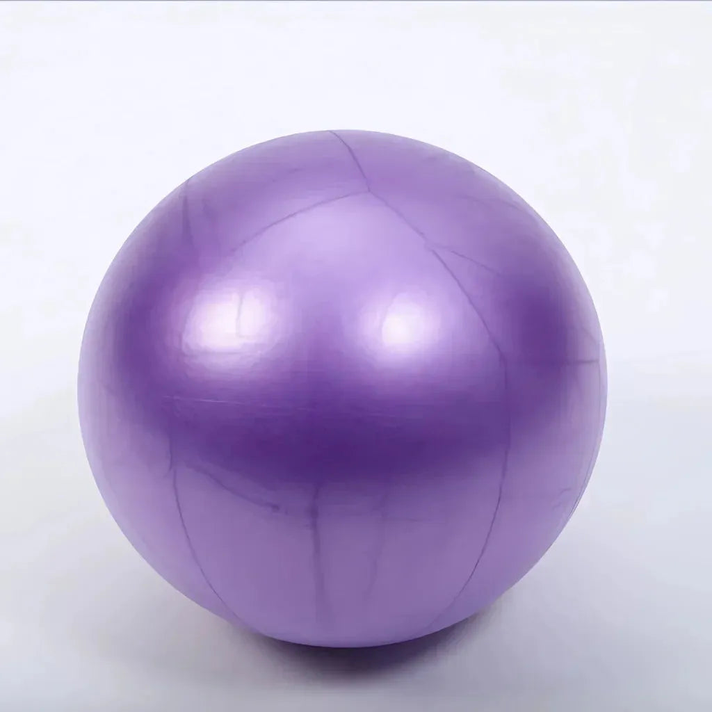 Textured Small Yoga Ball For Core And Balance Workouts - Light Purple