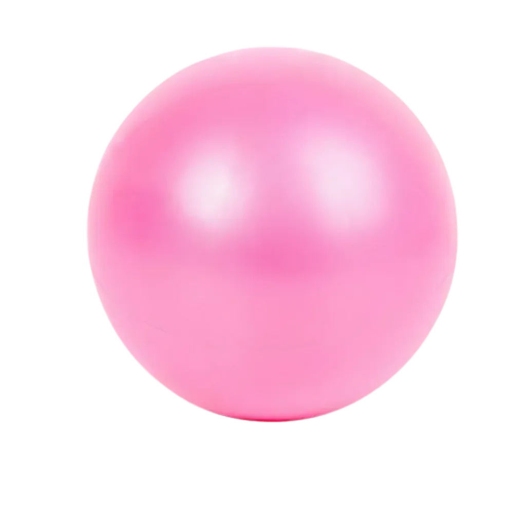 Textured Small Yoga Ball For Core And Balance Workouts - Pink