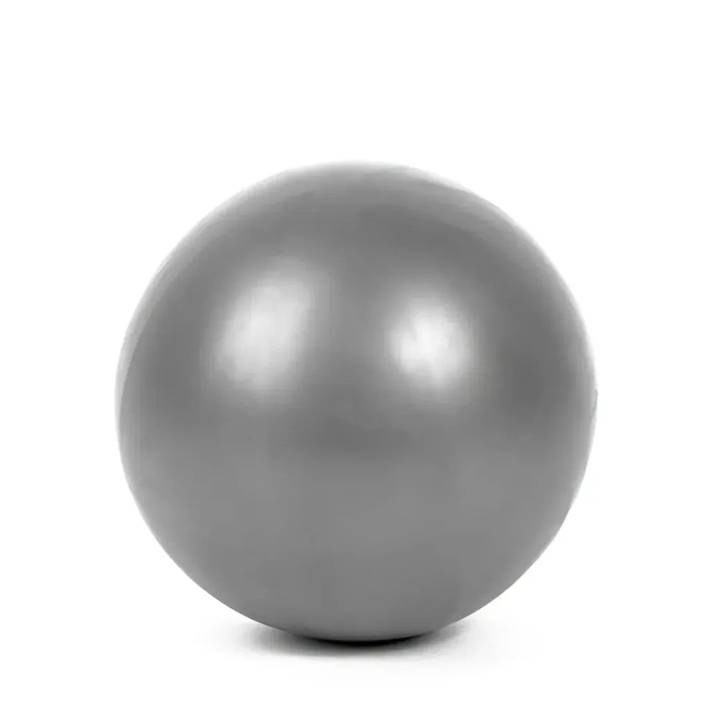 Textured Small Yoga Ball For Core And Balance Workouts - Silver