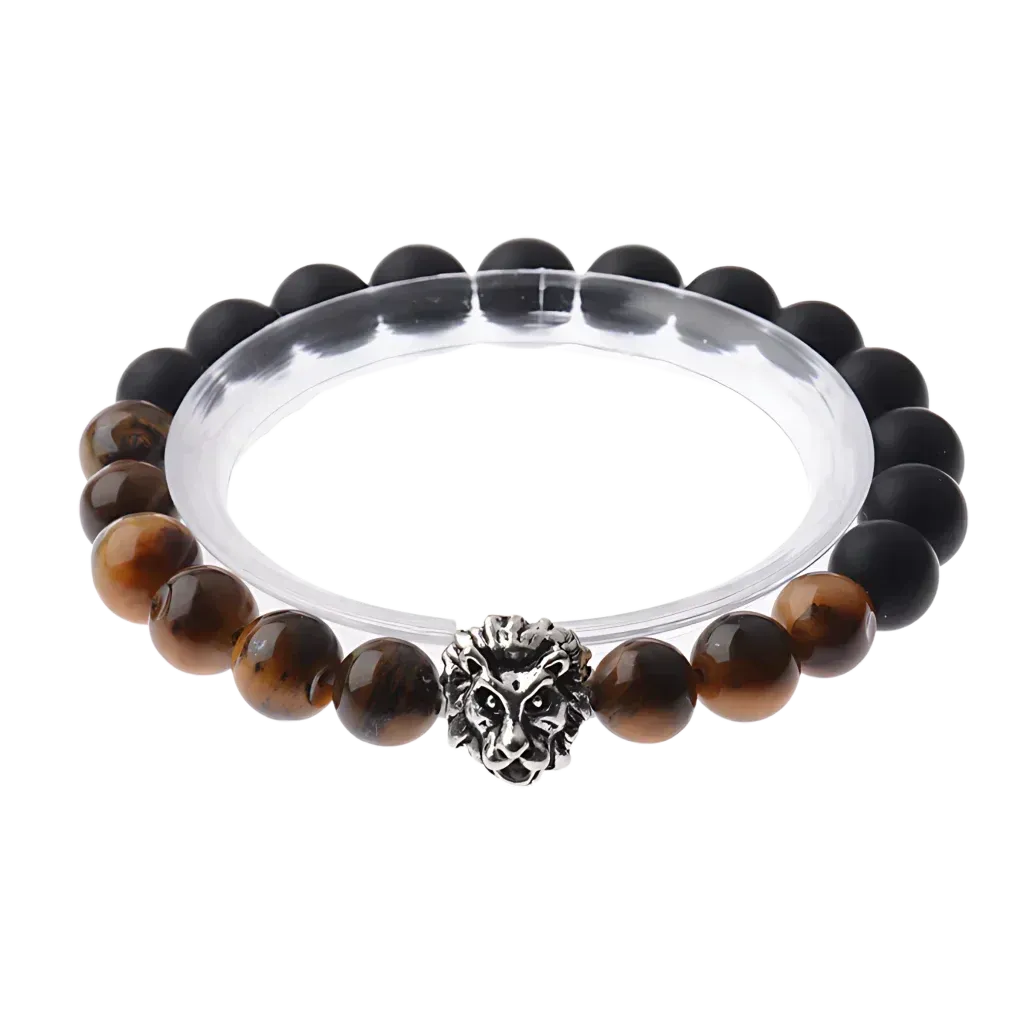 Tiger Eye Bead Bracelet For Strength And Grounding