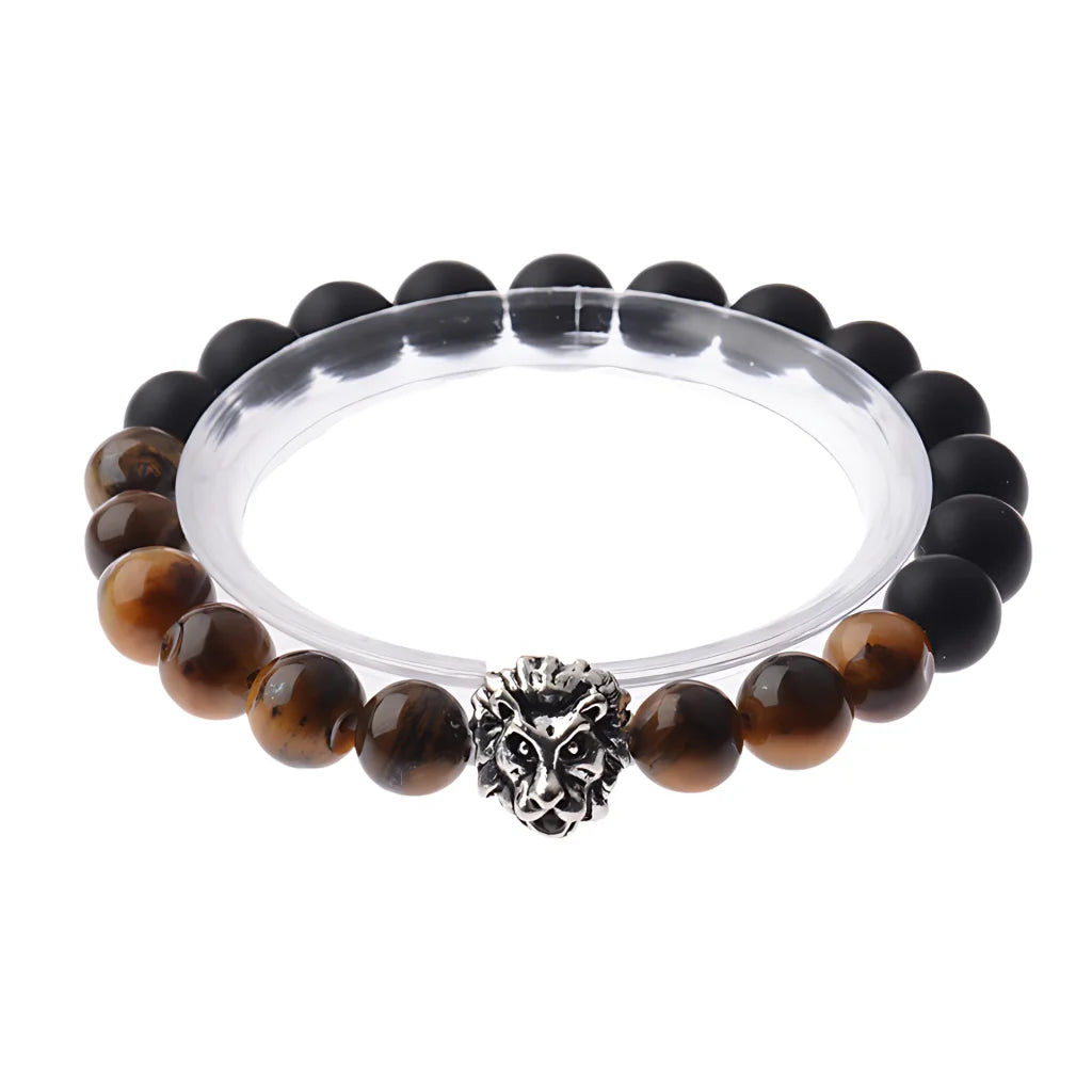 Tiger Eye Bead Bracelet For Strength And Grounding