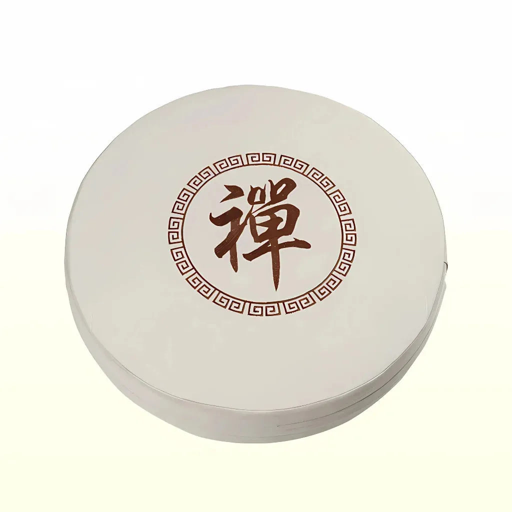Traditional Meditation Floor Cushion For Daily Calm - White / 40x10cm
