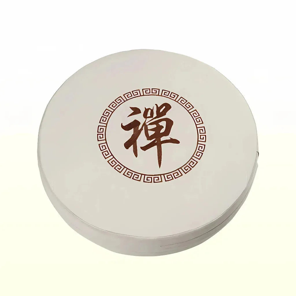 Traditional Meditation Floor Cushion For Daily Calm - White / 40x10cm