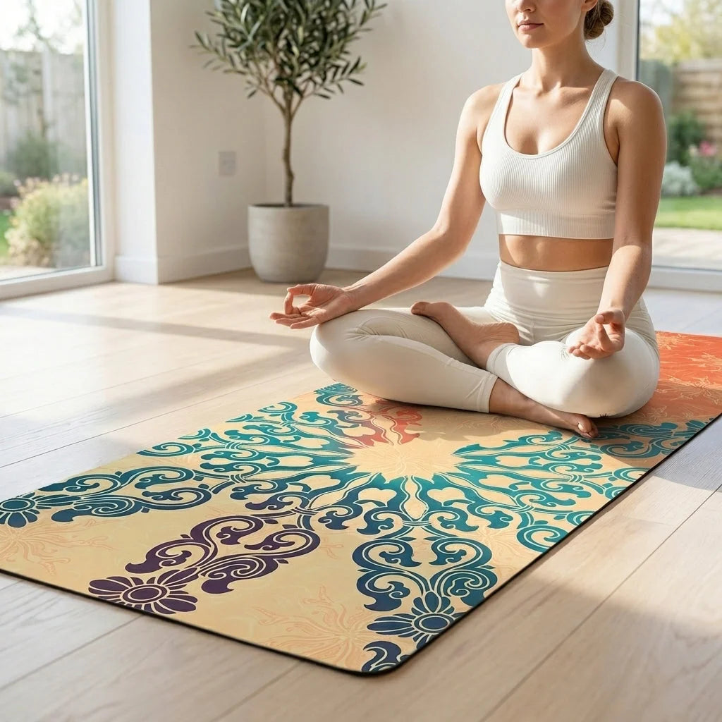 Ultra Grip Yoga Mat Towel Grip For Sweat-Free Flow