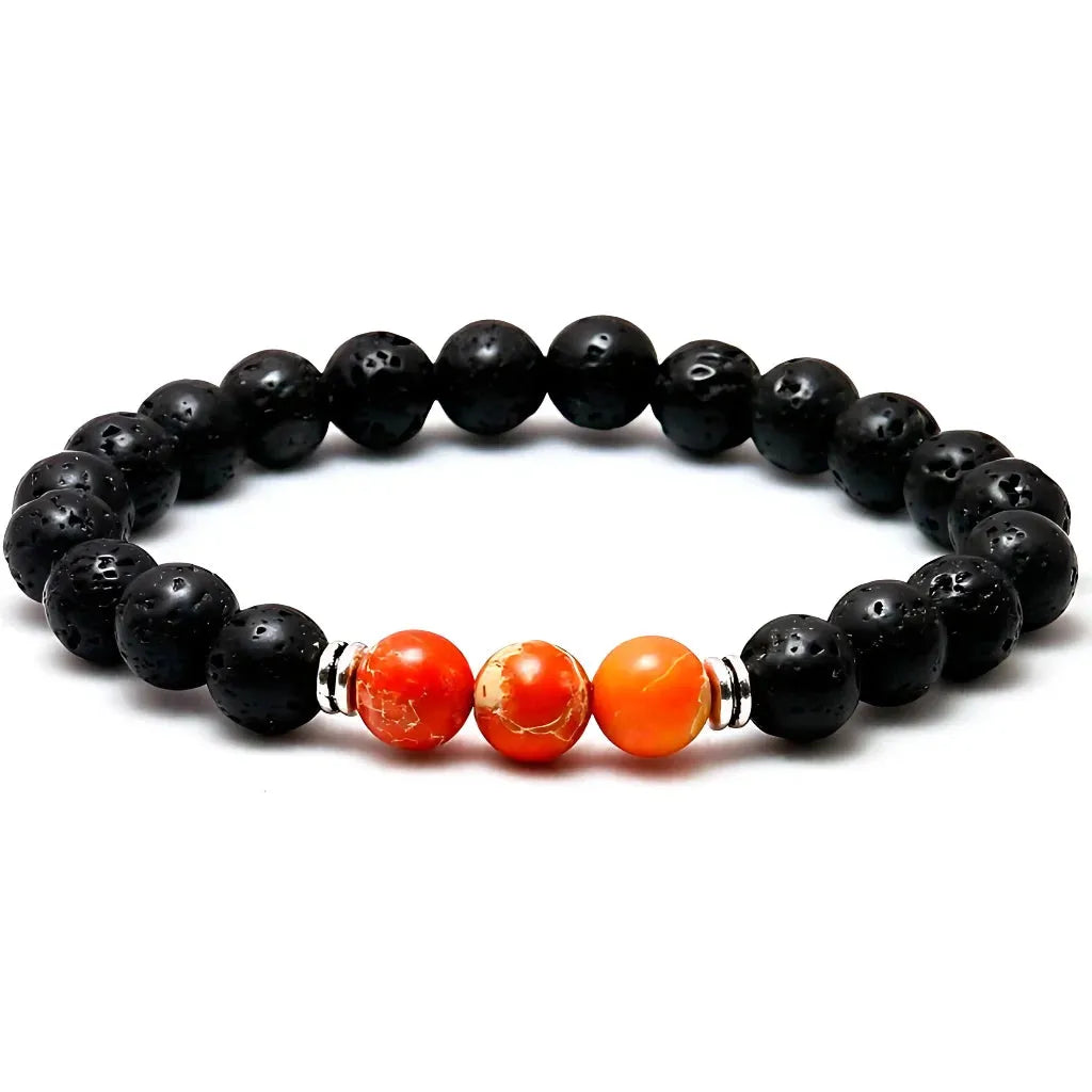 Volcanic Stone Lava Bracelet For Everyday Balance - 2style